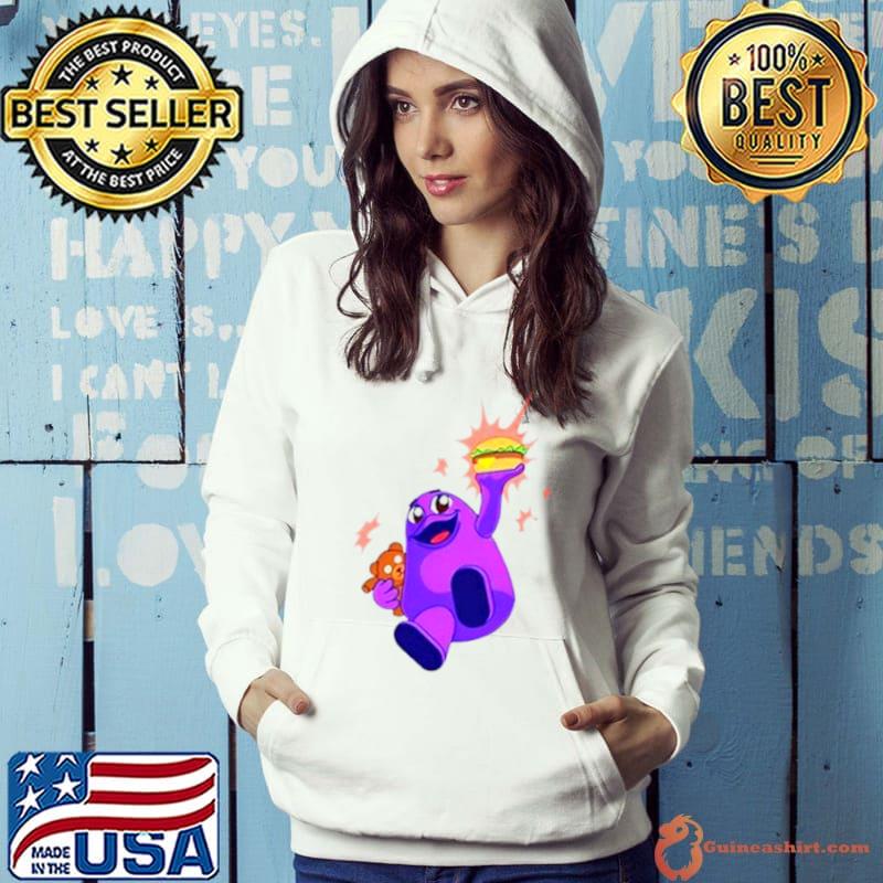 Purple shake hamburger s Hoodie
