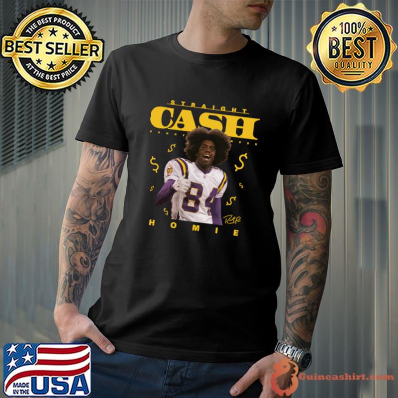 Randy Moss Signature American former professional football wide receiver Straight Cash T-Shirt