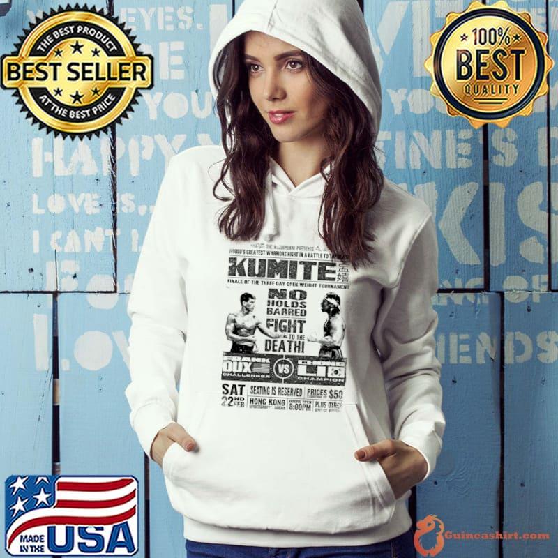 Retro Bloodsport Poster Finale Of The Three Day Kumite Frank Dux vs Chong Li T-Shirt Hoodie