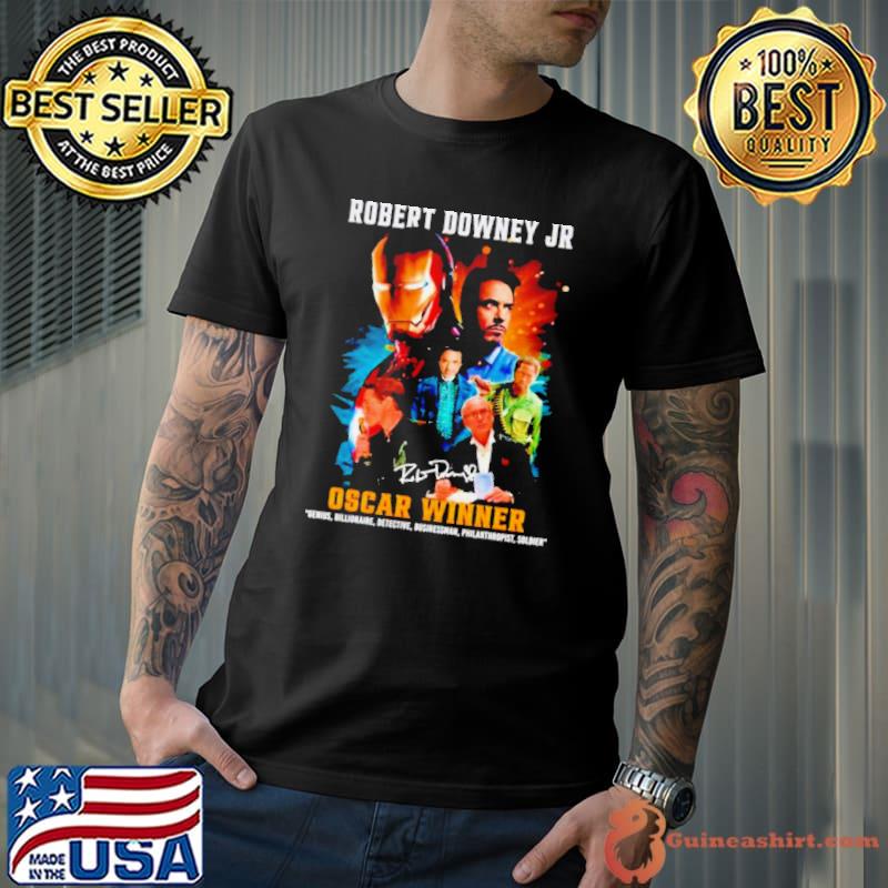 Robert Downey Jr Oscar Winner signature shirt