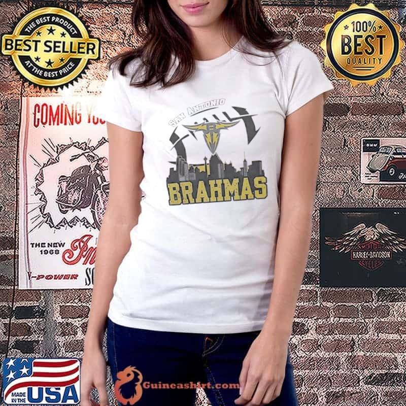San Antonio Brahmas City Logo 2024 Shirt Ladiestee