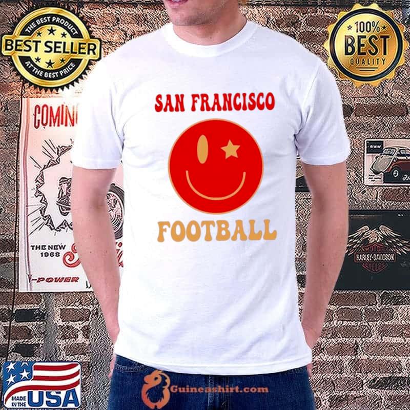 San Francisco Football smile face shirt