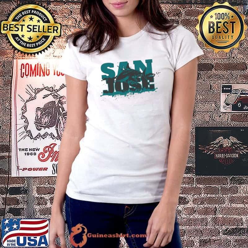 San Jose Hockey Sharks Swim Sport shirt