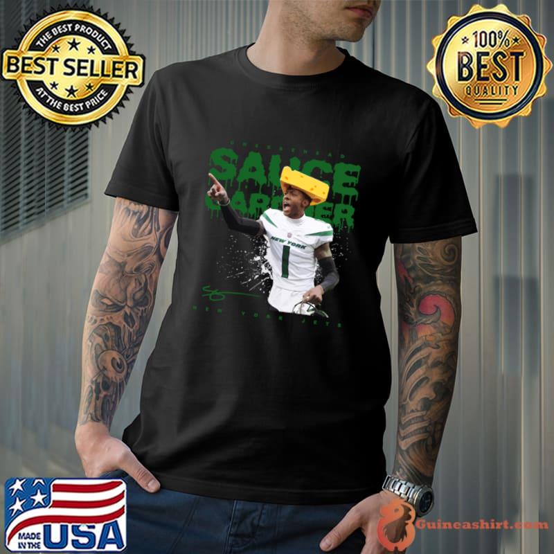 Sauce Gardner Signature American football cornerback for the New York Jets Cheesehead T-Shirt