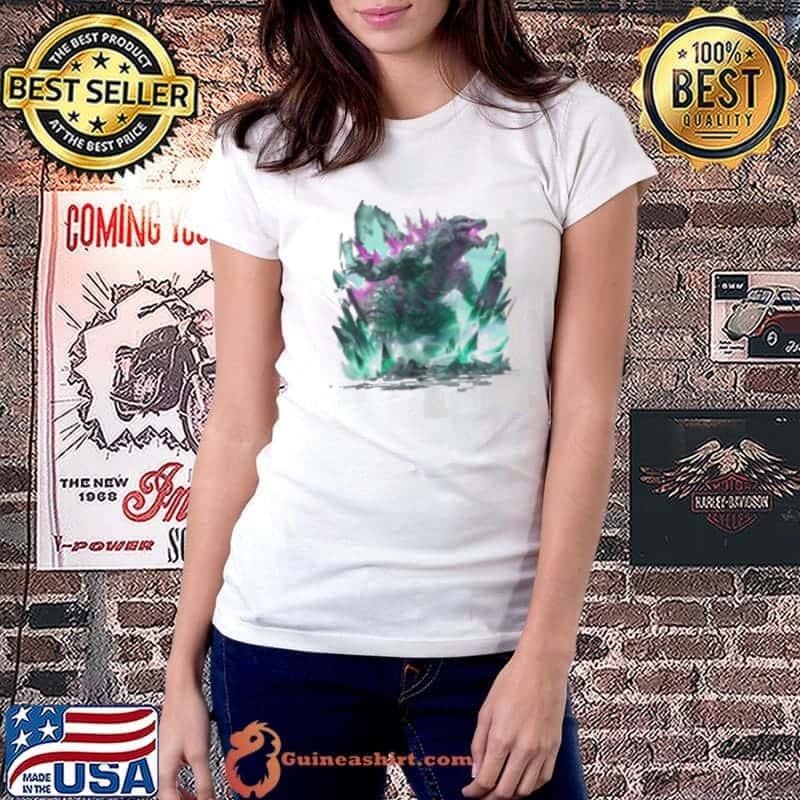 Scary Godzilla Movie 2024 Monster Shirt Ladiestee