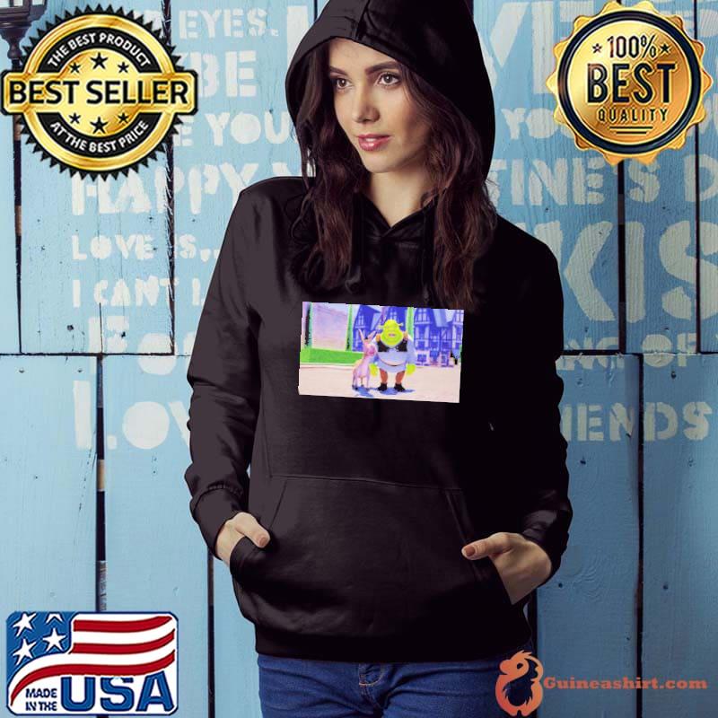 Shrek and donkey in Sherks house s Hoodie