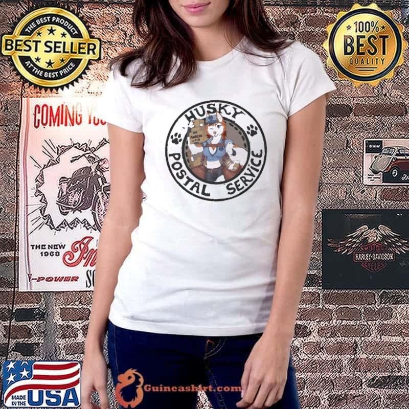 Sixthleafclover Merch Husky Postal Service shirt