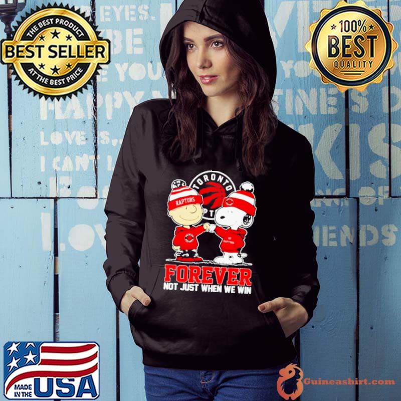 Snoopy Fist Bump Charlie Brown Toronto Raptors Forever Not Just When We Win Shirts Hoodie