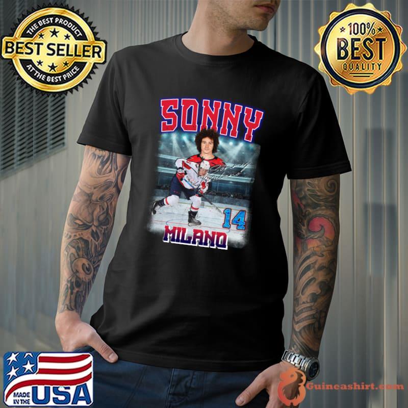 Sonny Milano American professional ice hockey left winger Washington Capitals T-Shirt Unisex