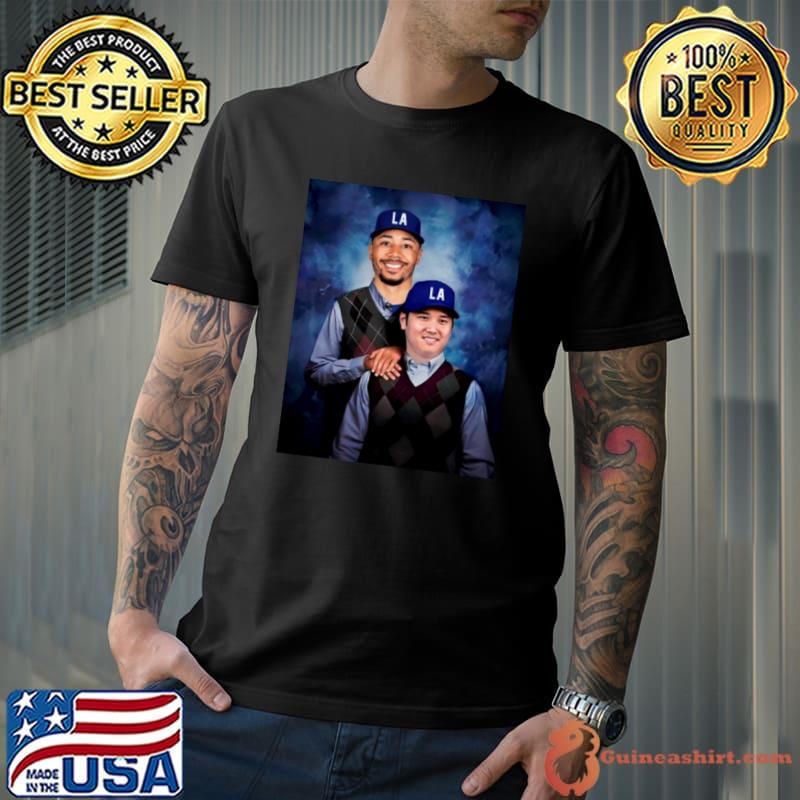 Step-Brothers-Shohei-Othani-and-Mookie-Betts-Los-Angeles-Dodgers-shirt
