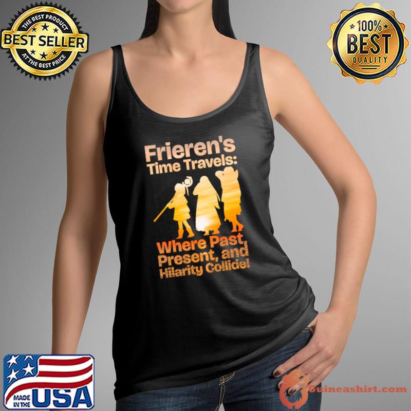 Sunset Silhouette Frieren's Time Travel SNF-189 Where Past Present And Hilarity Collide T-Shirt