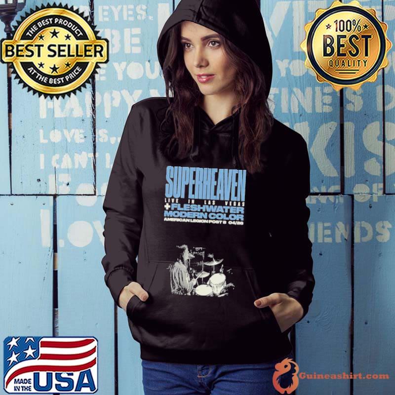 Superheaven Live In Las Vegas Fleshwater Modern Color American Legion Post 8 April 26 2024 s Hoodie