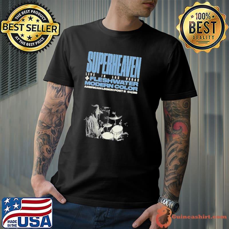 Superheaven Live In Las Vegas Fleshwater Modern Color American Legion Post 8 April 26 2024 shirt