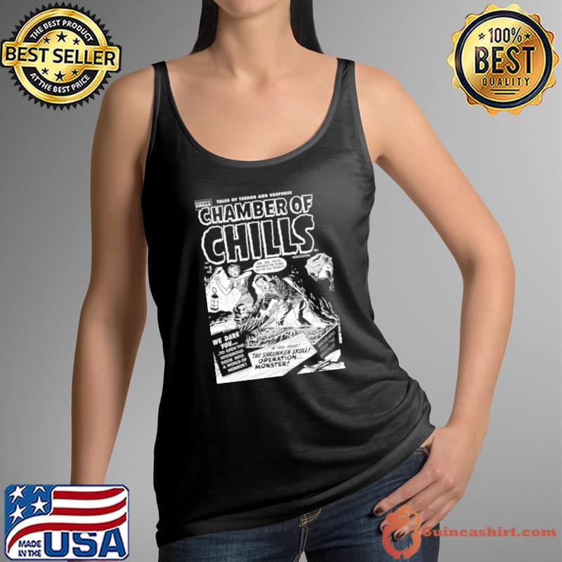 Tales Of Terror And Suspense Chamber Of Chills The Shrunken Skull Operation Monster T-Shirt