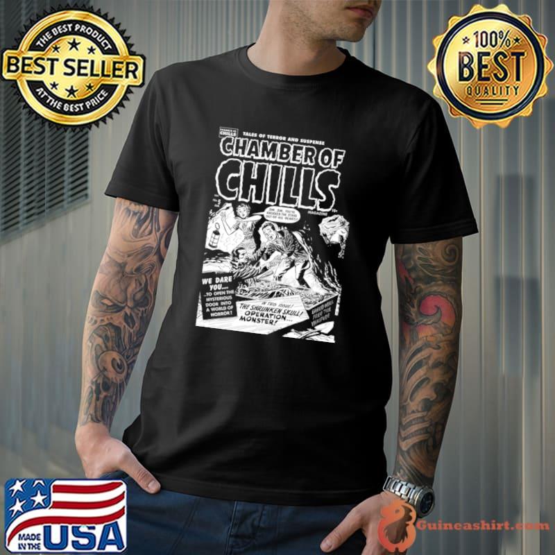 Tales Of Terror And Suspense Chamber Of Chills The Shrunken Skull Operation Monster T-Shirt Unisex