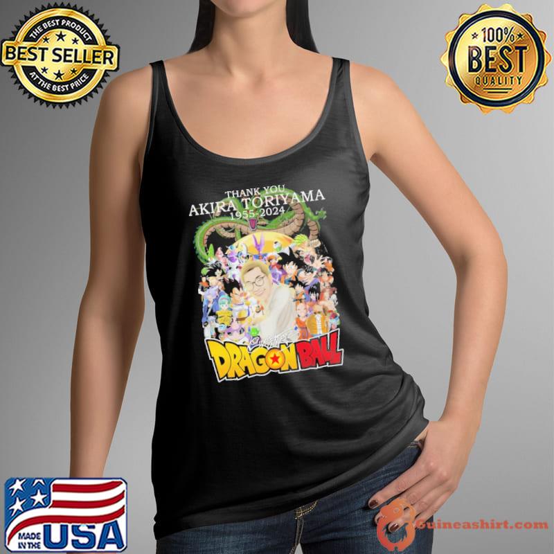Thank you akira toriyama 1955 2024 dragonball signature shirt