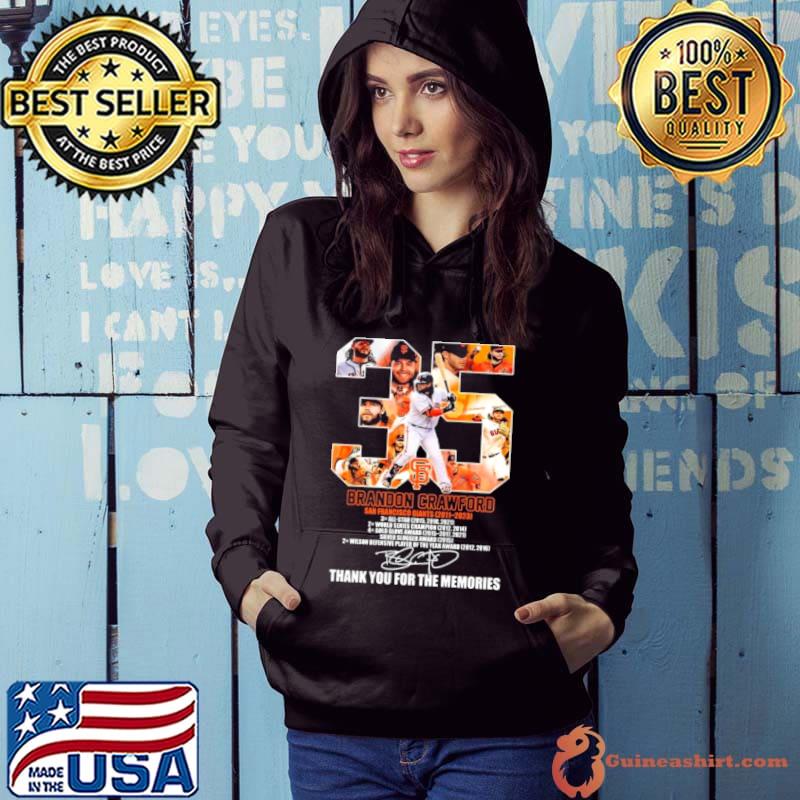 Thank You Legend Brandon Crawford Sf Giants Shirt Hoodie