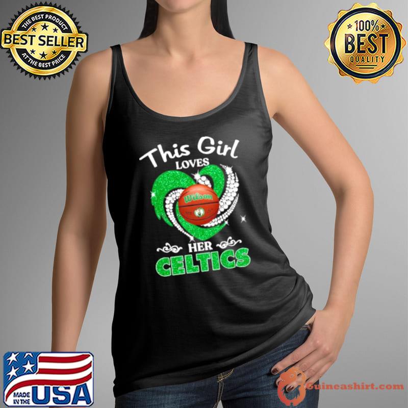 This Girl Loves Her Boston Celtics Heart Diamond 2024 s Tank Top