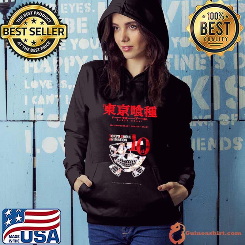 Tokyo Ghoul Animation 10th Anniversary Project Starts Shirt Hoodie