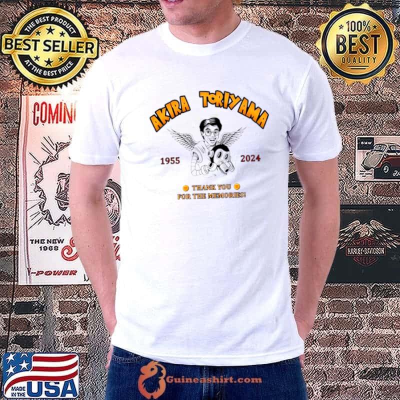 Top akira Toriyama 1955 2024 Thank you for the memories shirt
