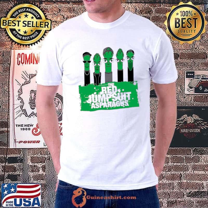 Top asparagus Band The Red Jumpsuit Asparagus Band Tour shirt