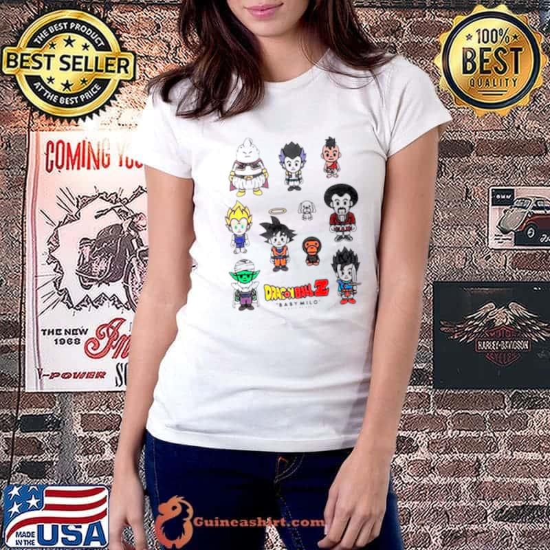 Top bape x Dragon Ball Z Baby Milo shirt