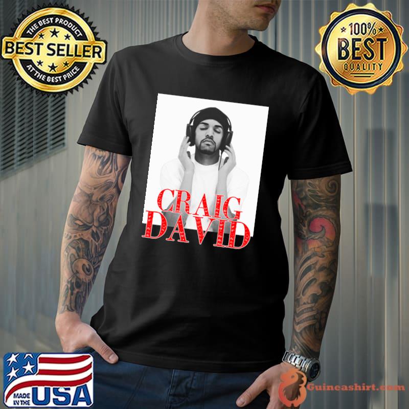 Top british singer and songwriter craig david T-Shirt