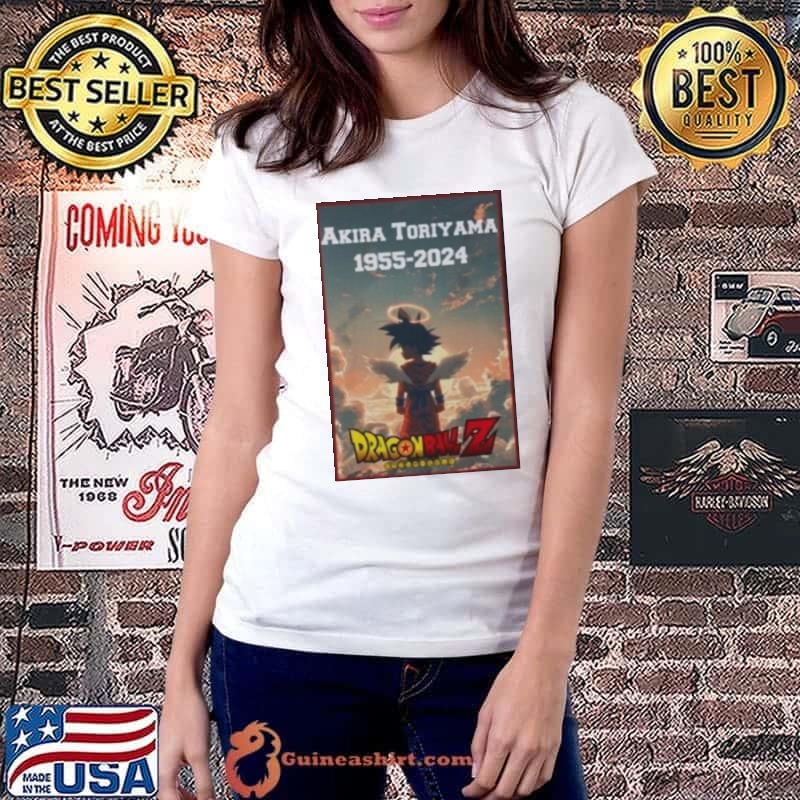 Top goku Shirt RIP Akira Toriyama 1955 2024 Dragon Ball Z Shirt