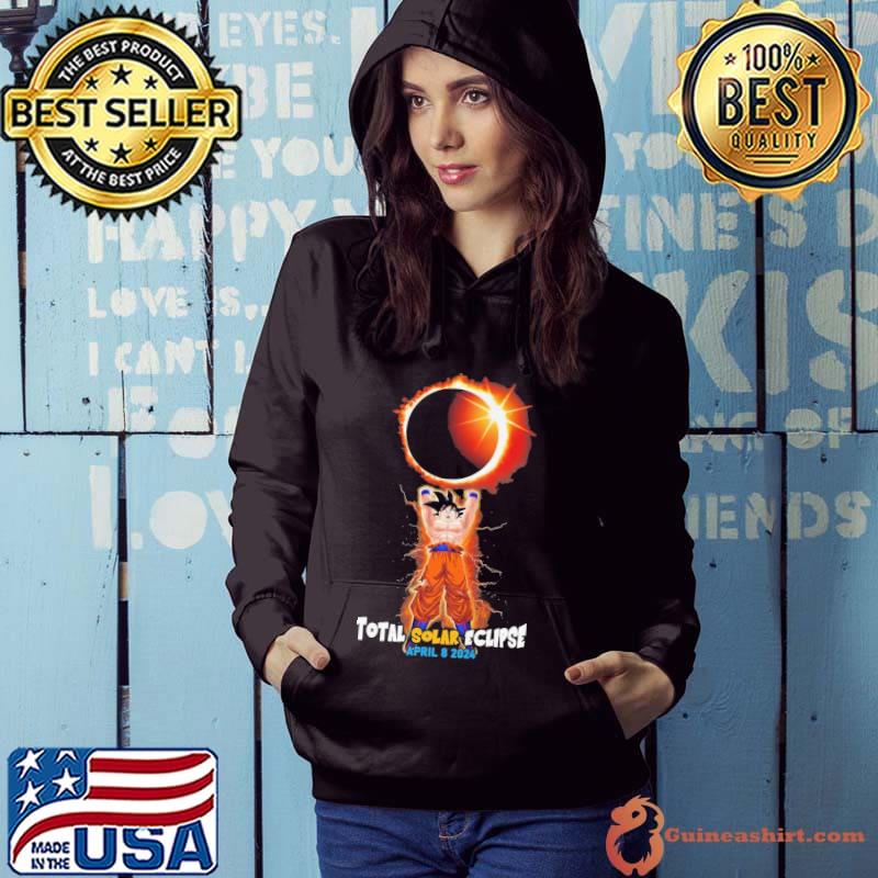 Total solar elipse apri 2024 dragon ball goku s Hoodie