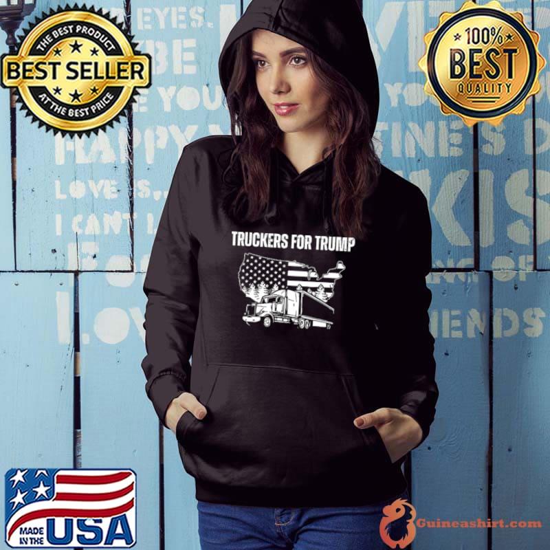 Truckers For Trump 2024 Vote Funny Trump 2024 Gift Shirt Hoodie