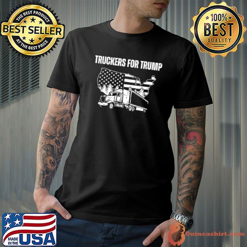 Truckers For Trump 2024 Vote Funny Trump 2024 Gift Shirt