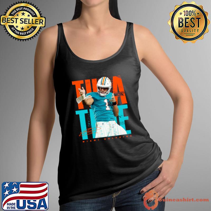 Tua Tagovailoa Signature American football quarterback for the Miami Dolphins Tua Time T-Shirt Tank Top