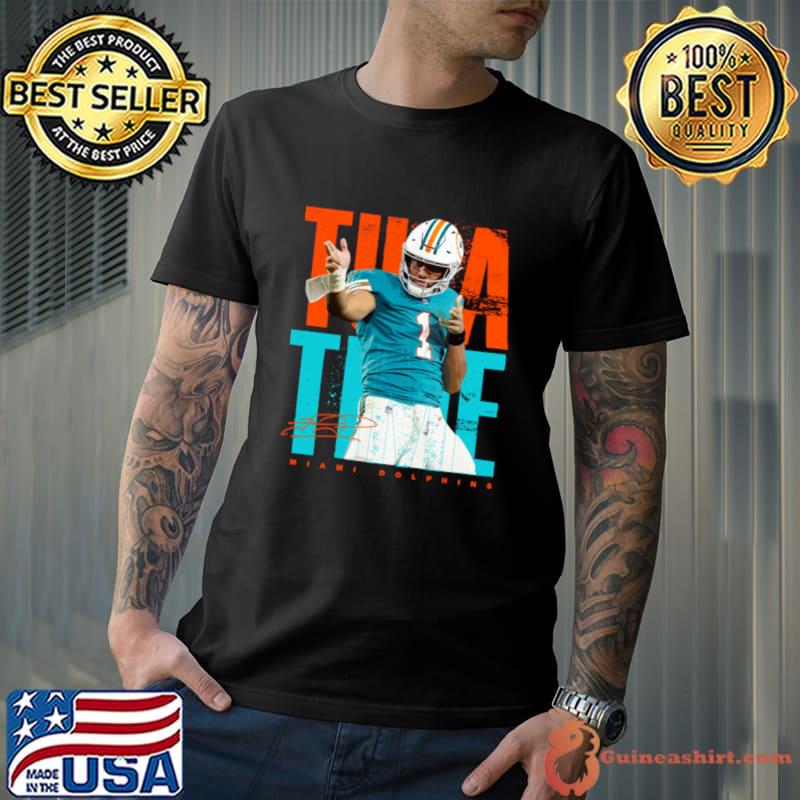 Tua Tagovailoa Signature American football quarterback for the Miami Dolphins Tua Time T-Shirt