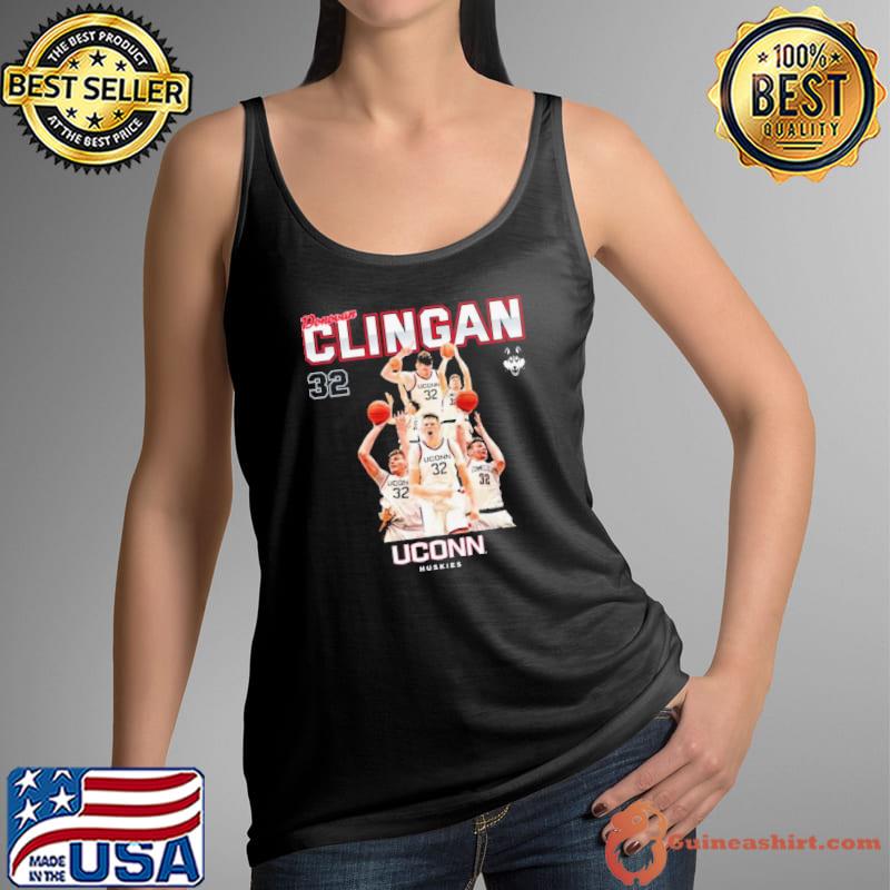 Uconn Huskies 2024 NCAA Men’s Basketball Donovan Clingan 2023 – 2024 Post Season Shirt