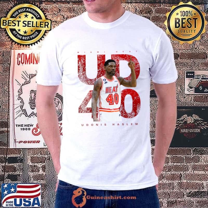 Udonis Haslem Signature American professional basketball player who is currently the Vice President UD40 T-Shirt