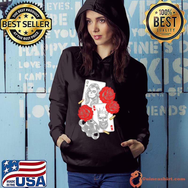 Unique gangsta concept playing card s Hoodie
