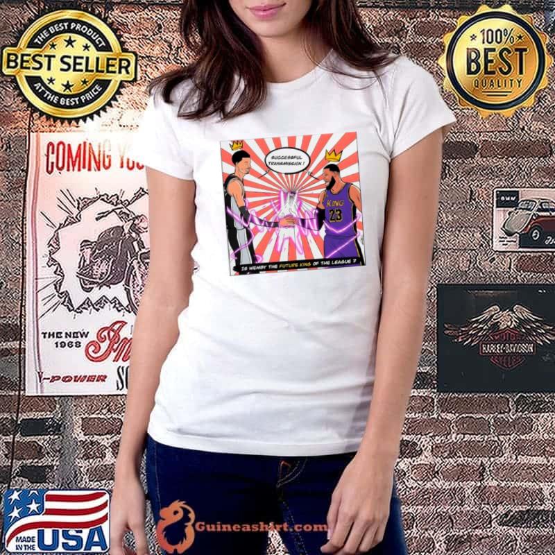 Victor Wembanyama and Lebron James King Successful Transmission shirt