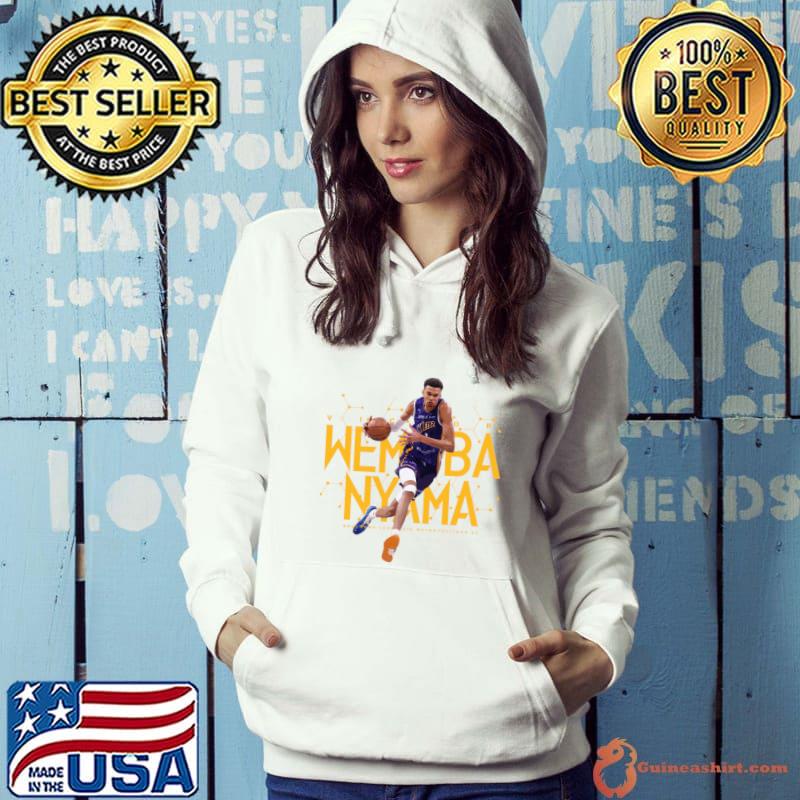 Victor Wembanyama French professional basketball player for the San Antonio Spurs Pose T-Shirt Hoodie