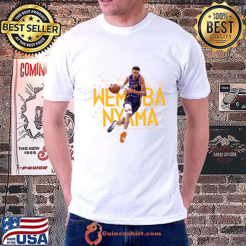 Victor Wembanyama French professional basketball player for the San Antonio Spurs Pose T-Shirt
