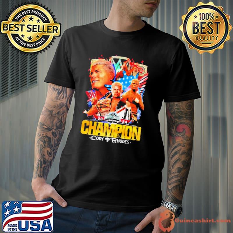 2024 Cody Rhodes Crowned Champion At Wrestlemania 40 Shirt