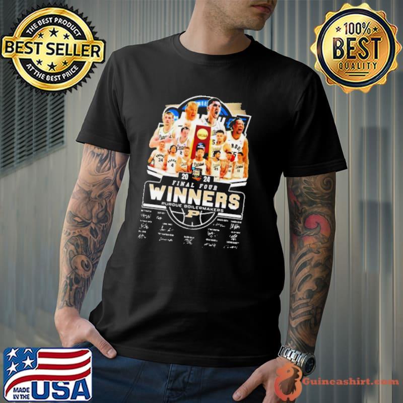 2024 Final Foiur Winner Purdue Boilermakers Signature Shirt