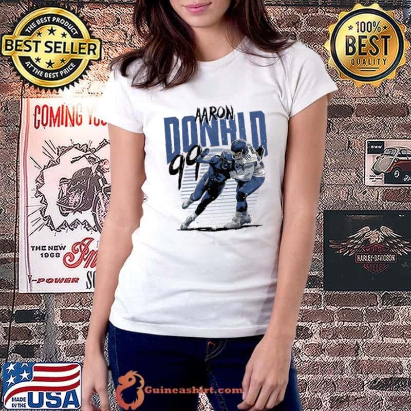 Aaron Donald Los Angeles R Rise American former football T-Shirt Ladiestee