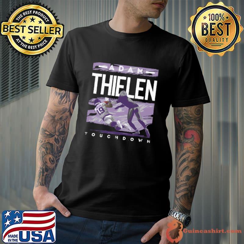 Adam Thielen American football wide receiver Minnesota Diving Catch T-Shirt