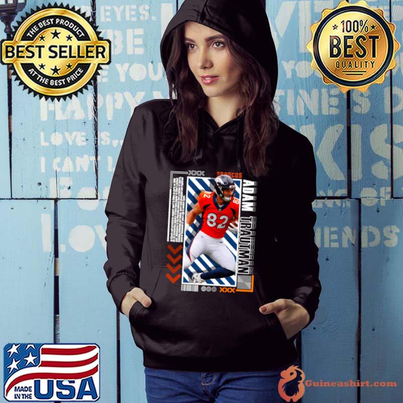 Adam Traut Paper Version 10 American football tight end for the Denver Broncos T-Shirt Hoodie