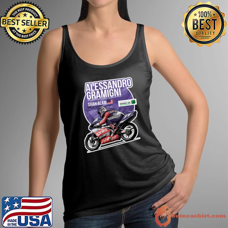 Alessandro Gramigni Italian former professional motorcycle racer 1992 Shah Alam T-Shirt