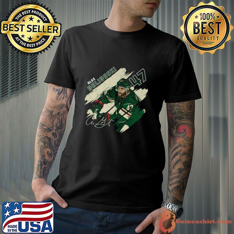 Alex Goligoski American professional ice hockey Minnesota Stripes T-Shirt Unisex