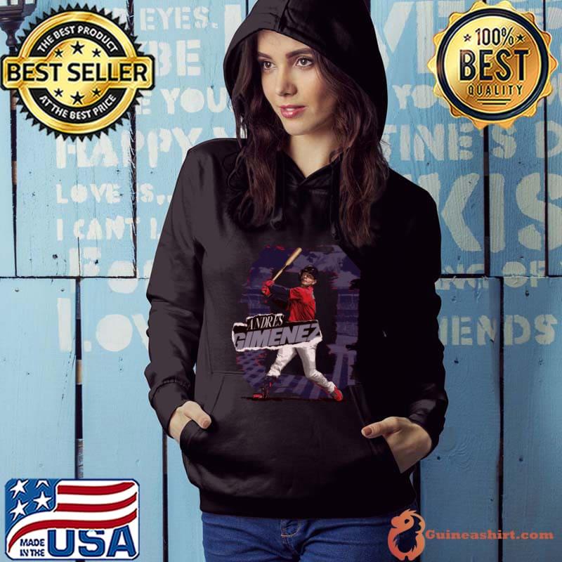 Andres Gimenez Venezuelan professional baseball second baseman Cleveland Rough T-Shirt Hoodie