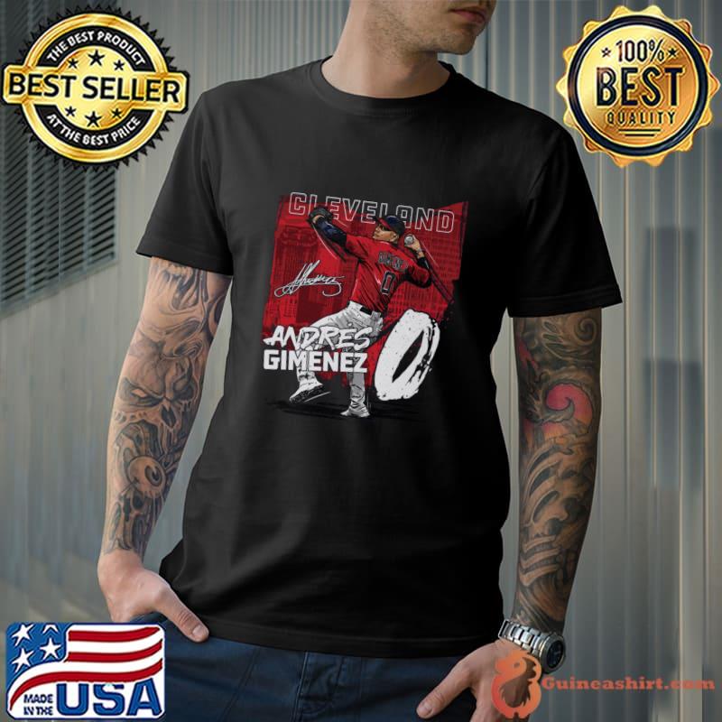Andres Gimenez Venezuelan professional baseball second baseman Cleveland State T-Shirt
