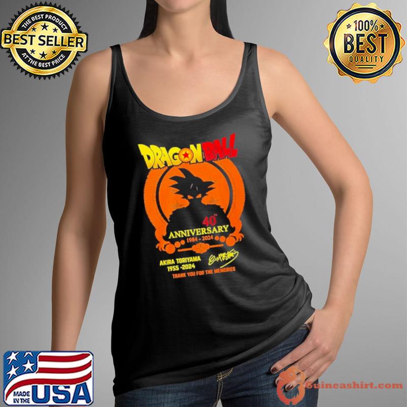 Best Rip Akira Toriyama 1955 2024 Dragon Ball Thank You For The Memories Signatures s Tank Top