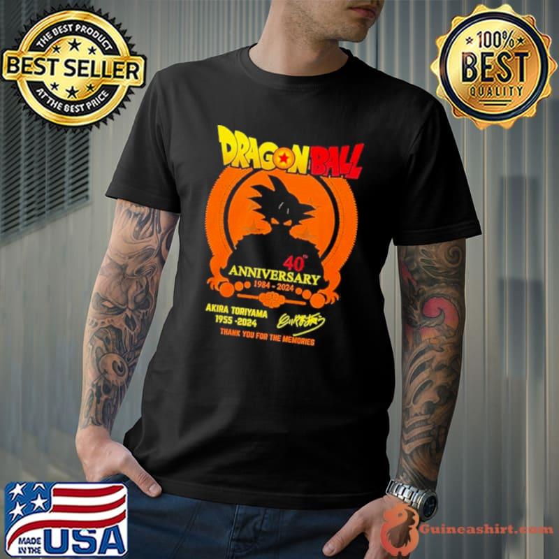 Best Rip Akira Toriyama 1955 2024 Dragon Ball Thank You For The Memories Signatures shirt